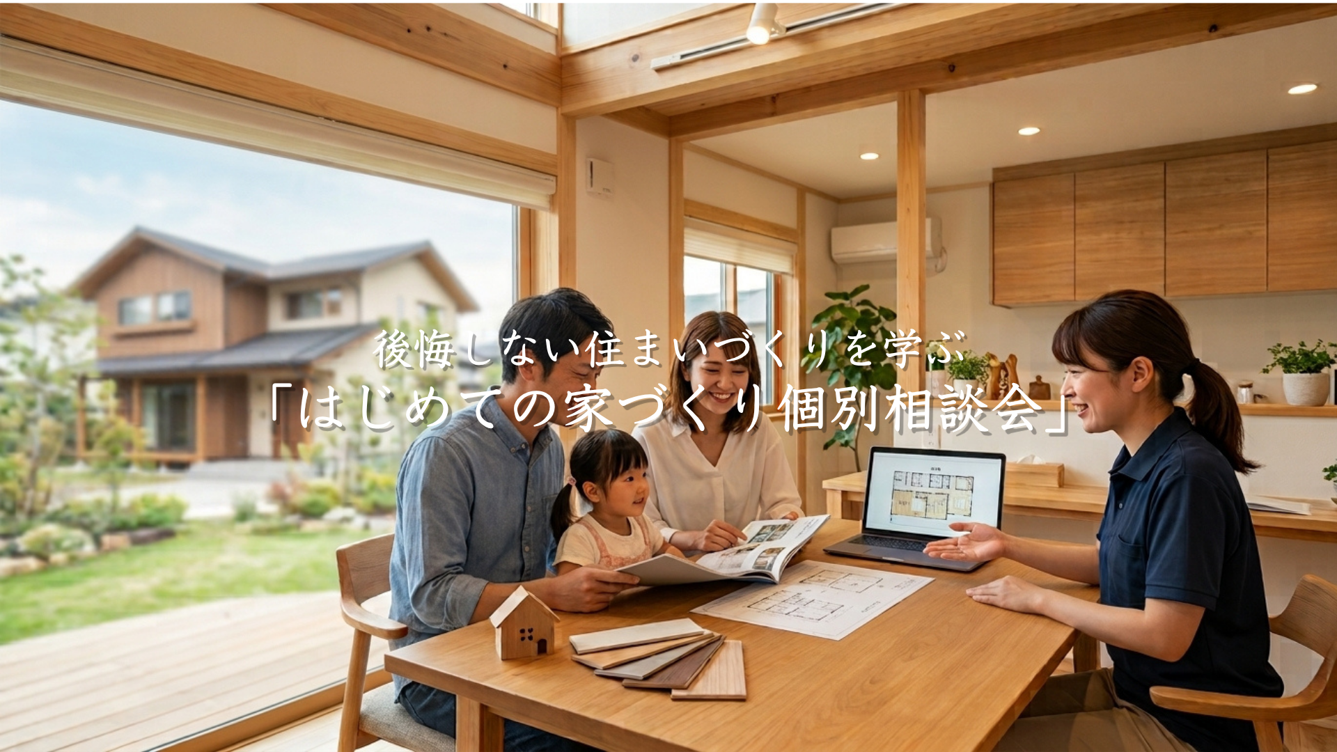 後悔しない住まいづくりを学ぶ「はじめての家づくり個別相談会」【事前予約制・参加無料】